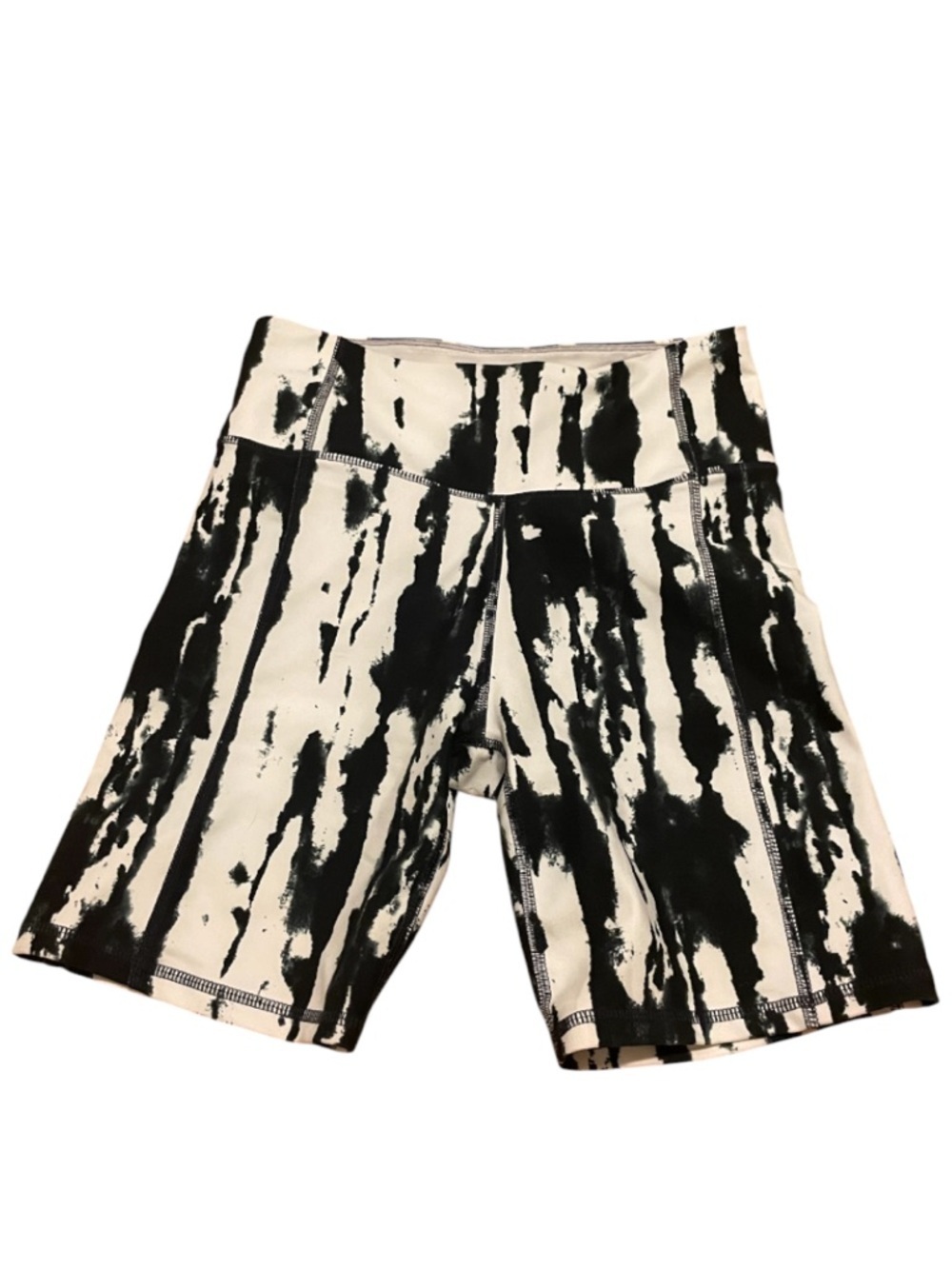 Jessica Simpson Black and White Tie Dye Athletic Shorts Size Small